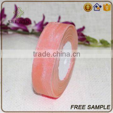 High Quality Beautiful Transparent Fitted Size and Pattern Silk Packing Decorative Organza Fabric Ribbon photo-2