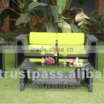 Outdoor furniture chair and table