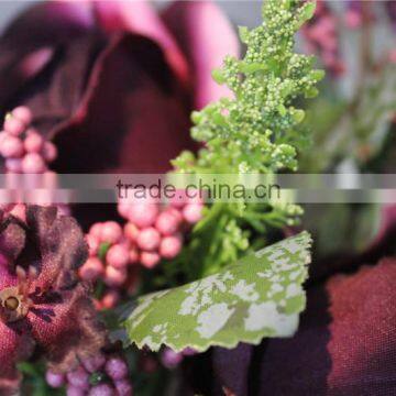 Brand Name Decorative Artificial Flowers Red Bundled Rose Big Rose Flower photo-2