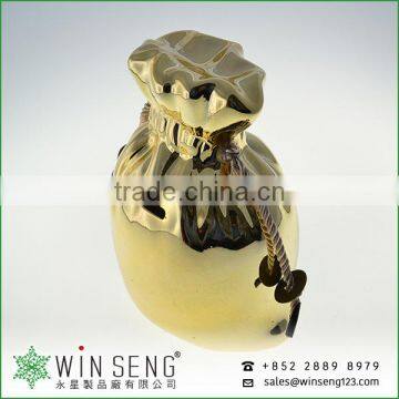 Cheap Bag Shaped Ceramic Animal Piggy Bank for Sale photo-3