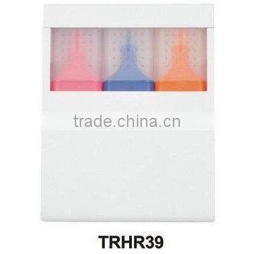 multi colorfed Highlighter Pen with plastic box