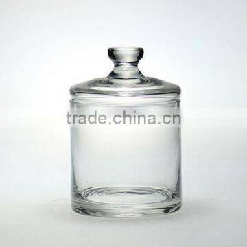 clear glass candy jar / storage jar