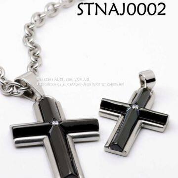Cross Pendant / 316L Stainless Steel Pendant Necklace photo-2