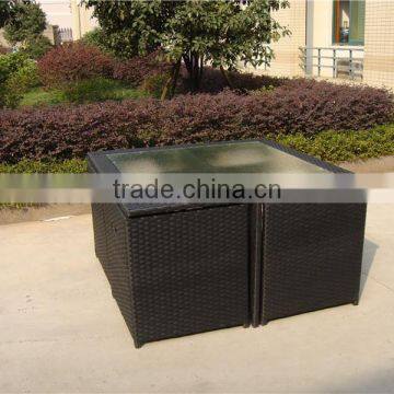 Modern Outdoor Furniture Rattan Club Bar Set photo-3