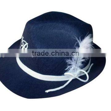 2017 New Charm Products Custom Black Wide Brim Wool Felt Top Hat Wholesale With Letter for Gentlemen Made in China photo-6