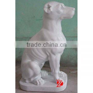 life size dog statues for home decoration