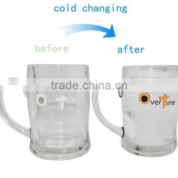 Custom Made Cold Color Change Glass Beer Mugs photo-2