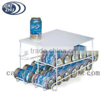 Metal Beer Can Dispenser Rack, holds up to 24 beer cans