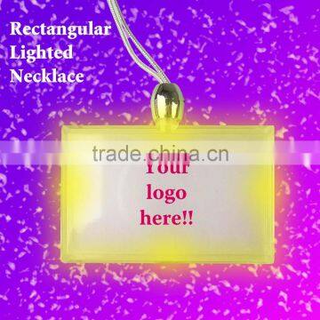 Rectangular Shape LED Necklace
