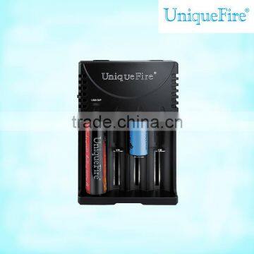 UniqueFire Four slot usb portable charger induction battery charger 12v