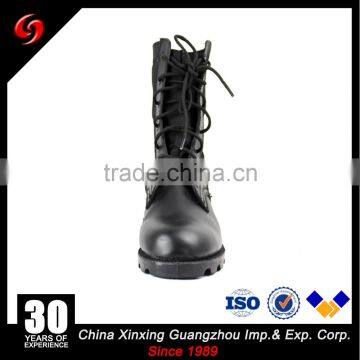 Saudi Arabia Army Genuine Leather With Polyester Oxford Jungle Military Boots photo-3