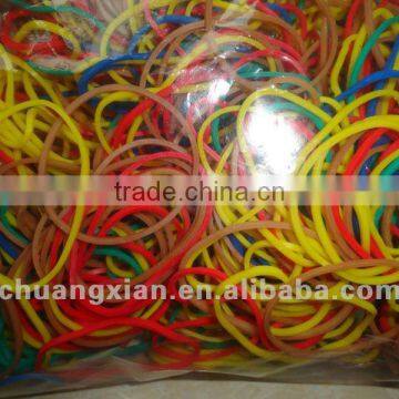 diameter 60mm of mix colour natural elastic hair band