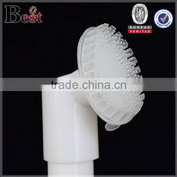 150ml White Plastic Foam Spray Bottle Facial Cleanser Silicone Brush Cap 150ml Foam Spray Bottle photo-3