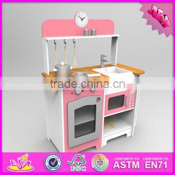 2016 New Design Home Play Children Wooden Play Kitchen Sets for Sale W10C250 photo-3