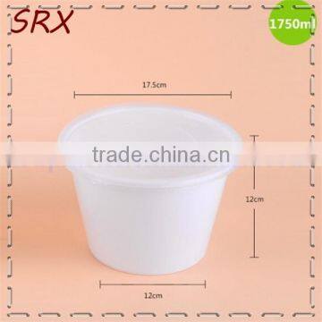 300ml 500ml Manufacture Disposable Large Plastic Soup Bowl With Lid photo-2