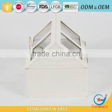 Set of 4 Unique Galvanized Iron Powder Coating Cheap Flower Little Plant Pots Small Garden Planters photo-4