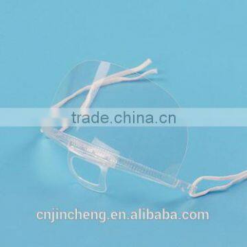 Factory Newest Plain Clear Reusable Plastic Free Samples Available Transparent Sanitary Face Mask for Food Service photo-5