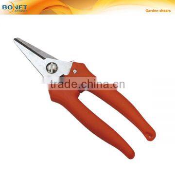 S98001 6" garden shears Plastic handle flower cutting scissors