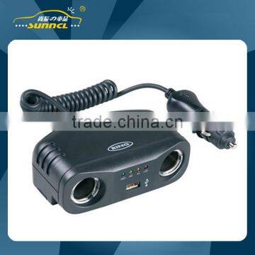 12V Multisocket with USB Car Charging Socket for iPhone , Tablet