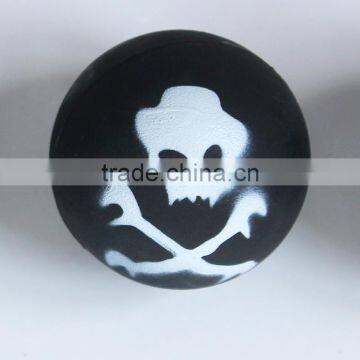 Promotional Black/White Skull Rubber Balls photo-3