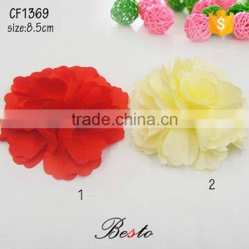 Vintage custom red decoration wedding flower for garment brooch