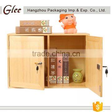 High quality ec-friendly Plain Wood make up storage box