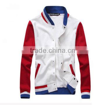 Wholesale Custom Varsity Leather Jacket for Men