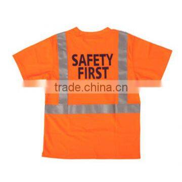 Security shirt with high vis tape,3M reflective material shirt without fluoresene