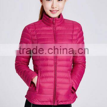 Outdoor Lightweight Ladies Duck Down Jacket