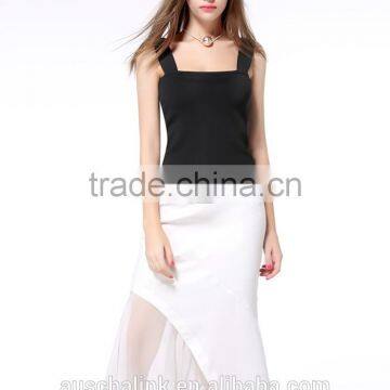 Beautiful Design Asymmetrical Office Wear Long Skirts for Women photo-5