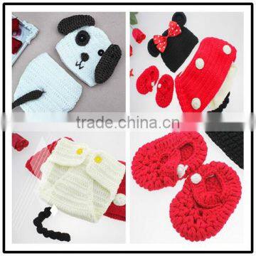 Crochet Newborn Baby Photography Props Wholesale Newborn Clothing Set photo-4