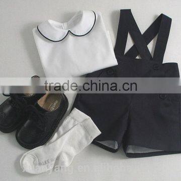 100% Cotton Woven Farbric New Fashion Suit Two Pieces Children Clothes photo-3