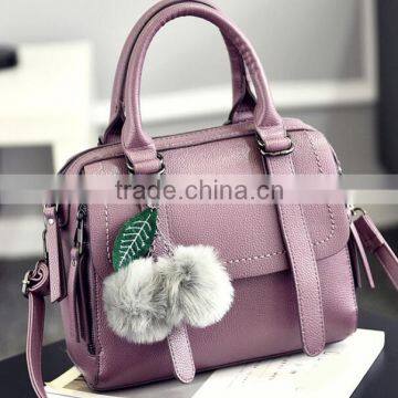Zm35685a Ladies Leather Tote Bags Fashion Retro Shoulder Handbag photo-2