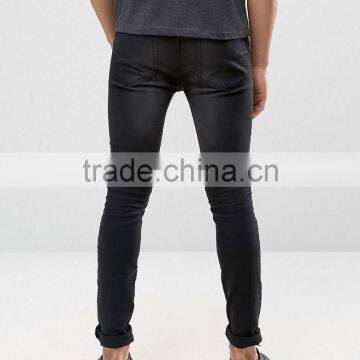 Destroy Holey Slim Fit Flex Stretch Skinny Leg Jeans for Man photo-3