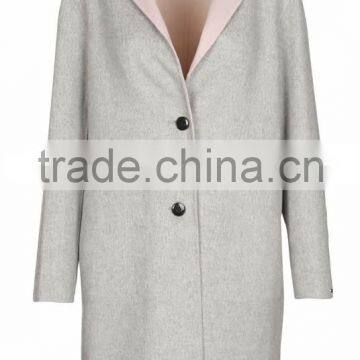 Double-sided Women Winter Long Elegant Coat Ladies Formal Cashmere