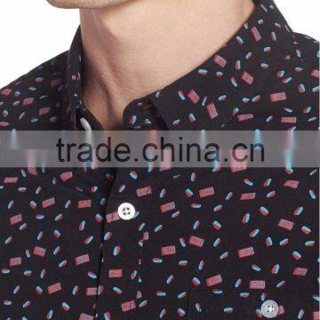 Energetic Style Latest Design Cotton Shirt for Men 2016