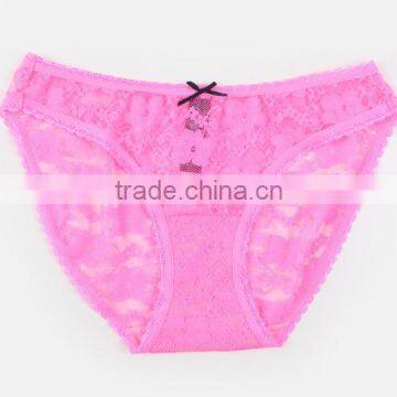 Custom Eco Friendly 90%Nylon 10%Spandex Lace Style Sexy Lady Underwear photo-3