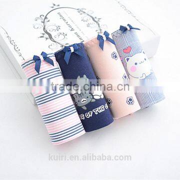 Women Cotton Panties Print cats Underwear Sexy Underpants Cute