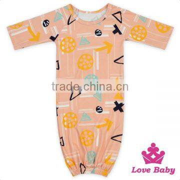 Best Selling Cute Kids Short Sleeve Printed Cartoon 0-24Mnoth Baby Knitted Sleeping Bag photo-2