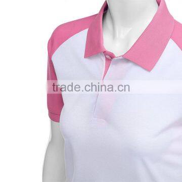 New Design Ladies Cool Dry Bulk 100% Microfiber Polyester Uniform Polo Shirt photo-5