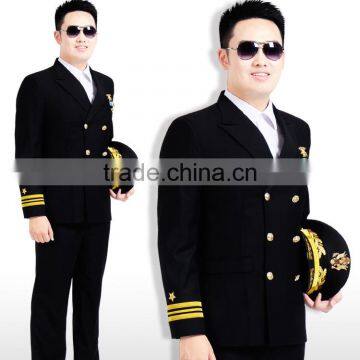 China OEM Suppliers Airport Work Men Pilot Uniforme Airline Uniform photo-3