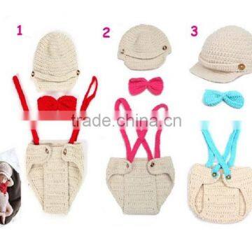 Baby Boy Photo Prop, Hat and Pants Set, Baby Outfit photo-5
