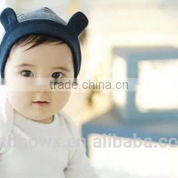 Cute Bear Designer Knit Cotton Baby Hat, Personalized Baby Hats photo-2