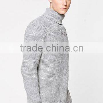 Wholesale Solid Color no Pattern Winter Warm Thick Turtleneck Sweters for Man photo-2