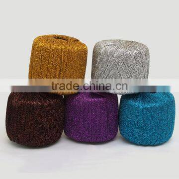 wholesale Weaving/Knitting yarn metallic yarn for Weaving/Knitting