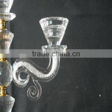 Hot Sale !!! Unique Crystal Candle Holders Wedding Table Decorations JKC-0007 photo-3