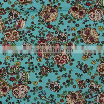 Hot Selling tc 45*45 110*76 Cvc Jersey Burn Out Custom Print Poplin Fabric Price photo-3