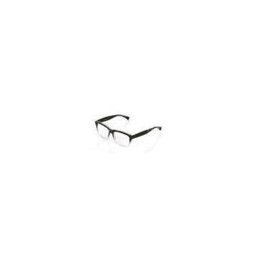 Black And Clear Polycarbonate Plastic Eyeglass Frames , Big Square OEM Custom
