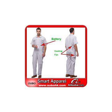 Work Overall With Automatic Cooling System Battery Cooling Clothing Outdoor Working OUBOHK