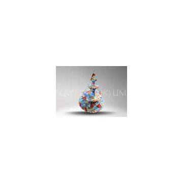 Custom Cardboard Cup 3 Tiered Cake Stand With Color Attractive Printing